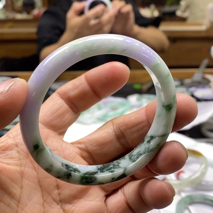 翡翠未镶嵌手镯翡翠手镯58，卡12