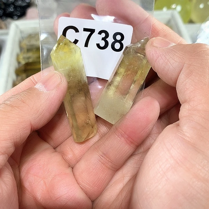 水晶天然水晶柱子C738未镶嵌N****嬉