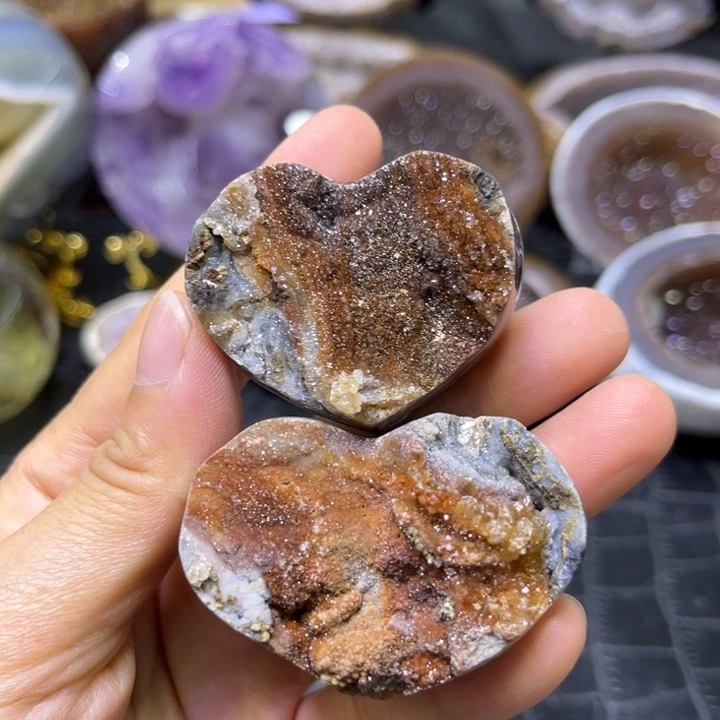 未镶嵌发饰水晶流沙爱心2️⃣