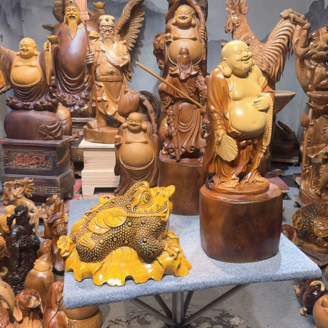 香樟木功**艺香樟木金蝉弥勒