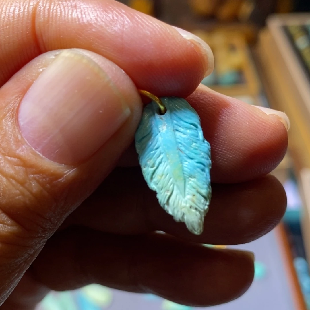 心***一绿松石未镶嵌配饰配饰