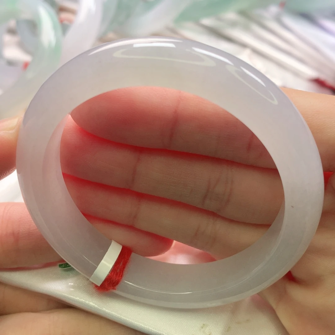 翡翠未镶嵌手镯缅甸53.5