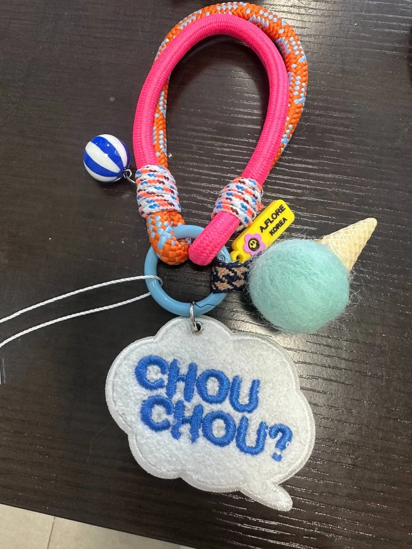 A.FLORE韩国原创手工可爱包包挂件挂饰chouchou挂牌包挂件
