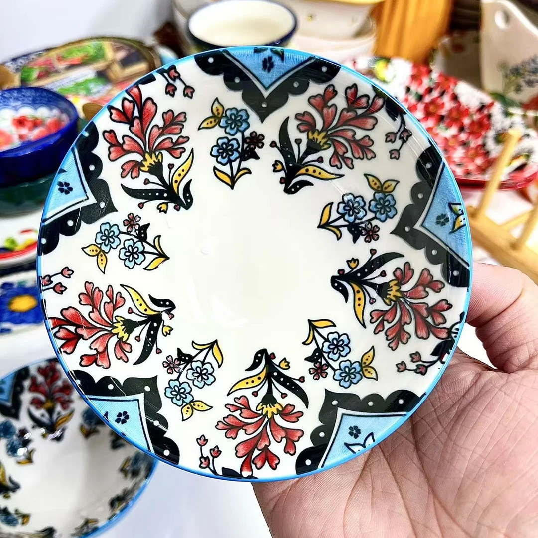 1959波西米亚风美式花4.5英寸米饭碗