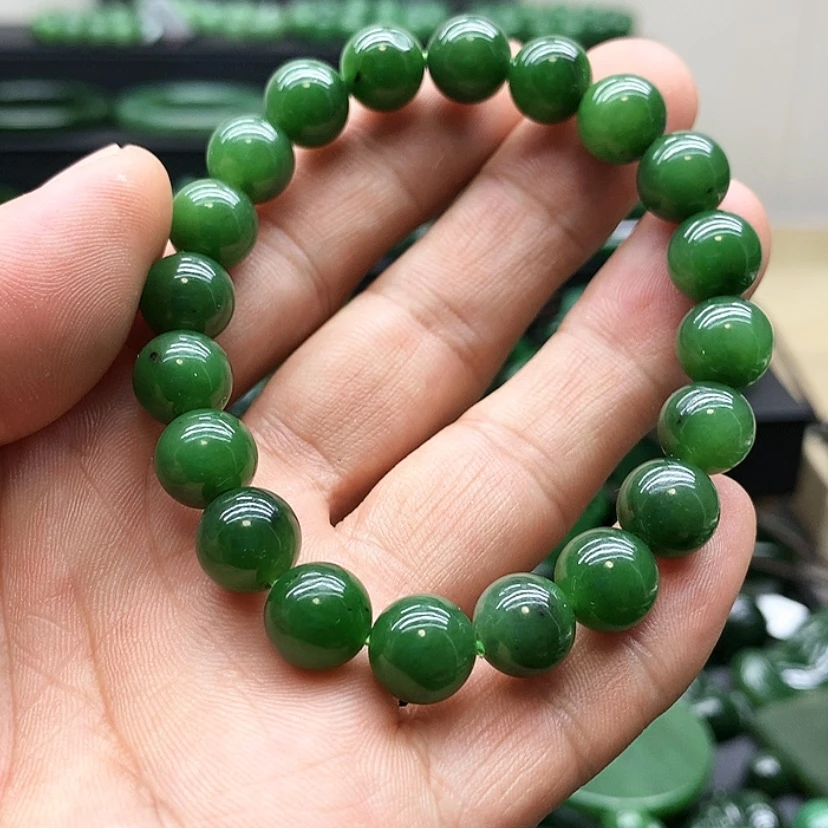 【闪购商品】和田玉（碧玉）手链未镶嵌好**习