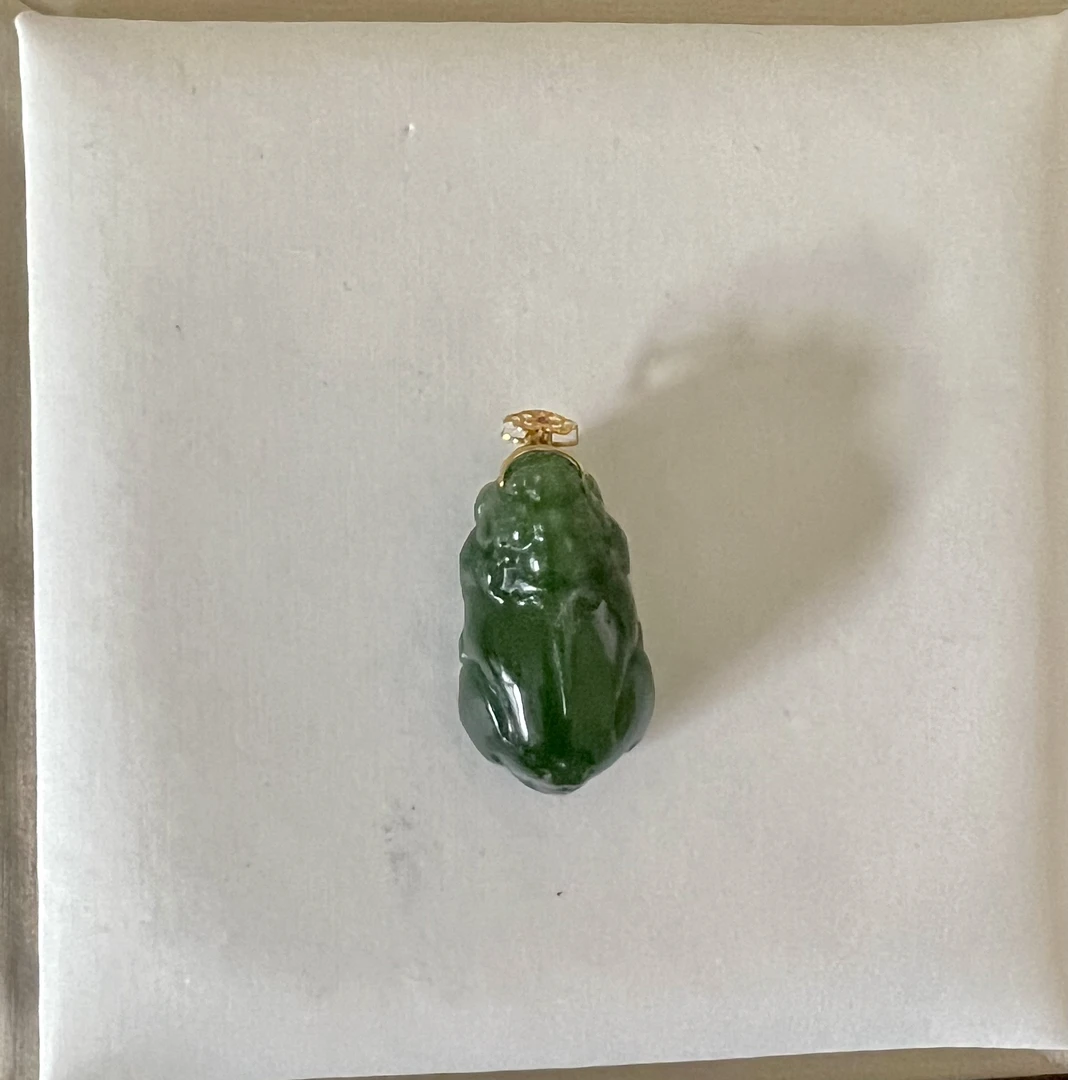 碧玉帝王绿貔貅30mm