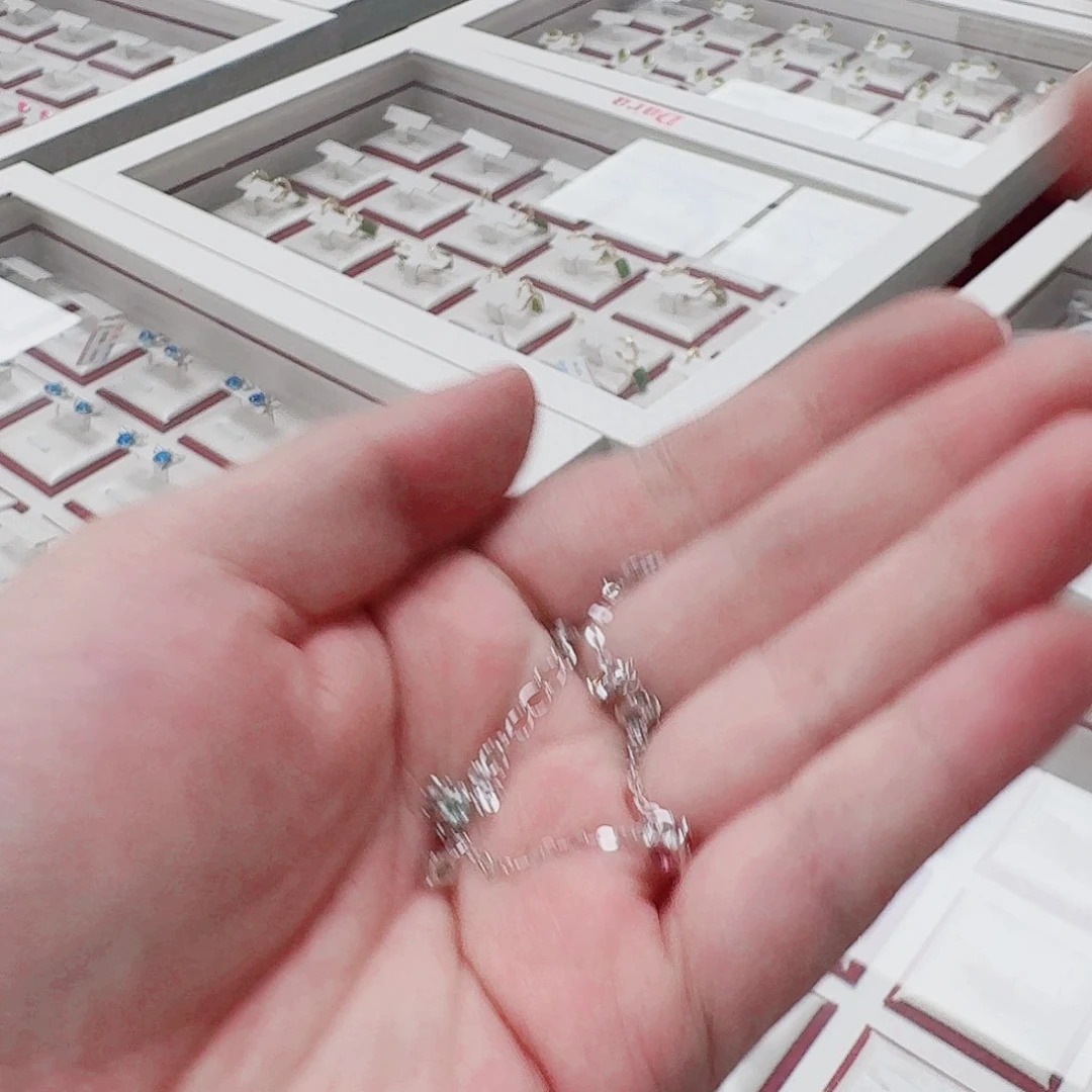 合成立方氧化锆925银手链