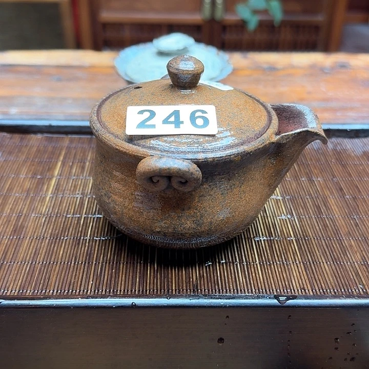 纯手工制作粗陶茶具