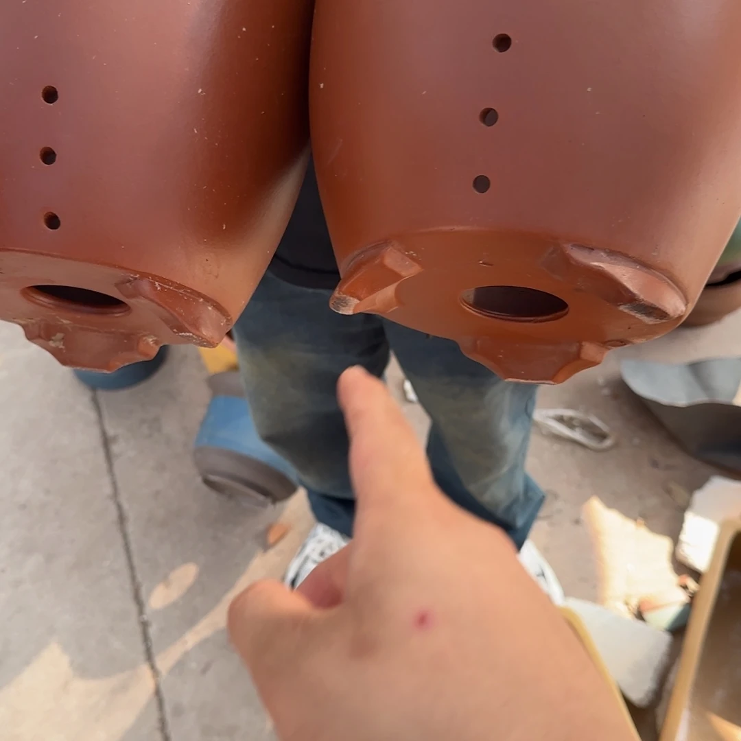 紫砂花盆口径15.21口径