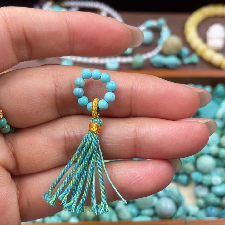 柒***️绿松石未镶嵌耳饰