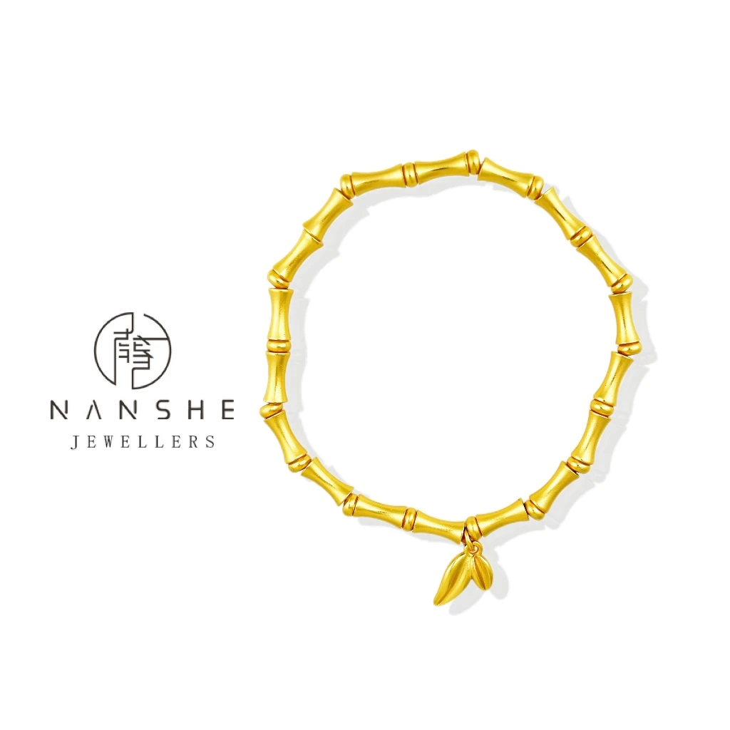 NANSHE/南奢 新中式节节高升竹节手链
