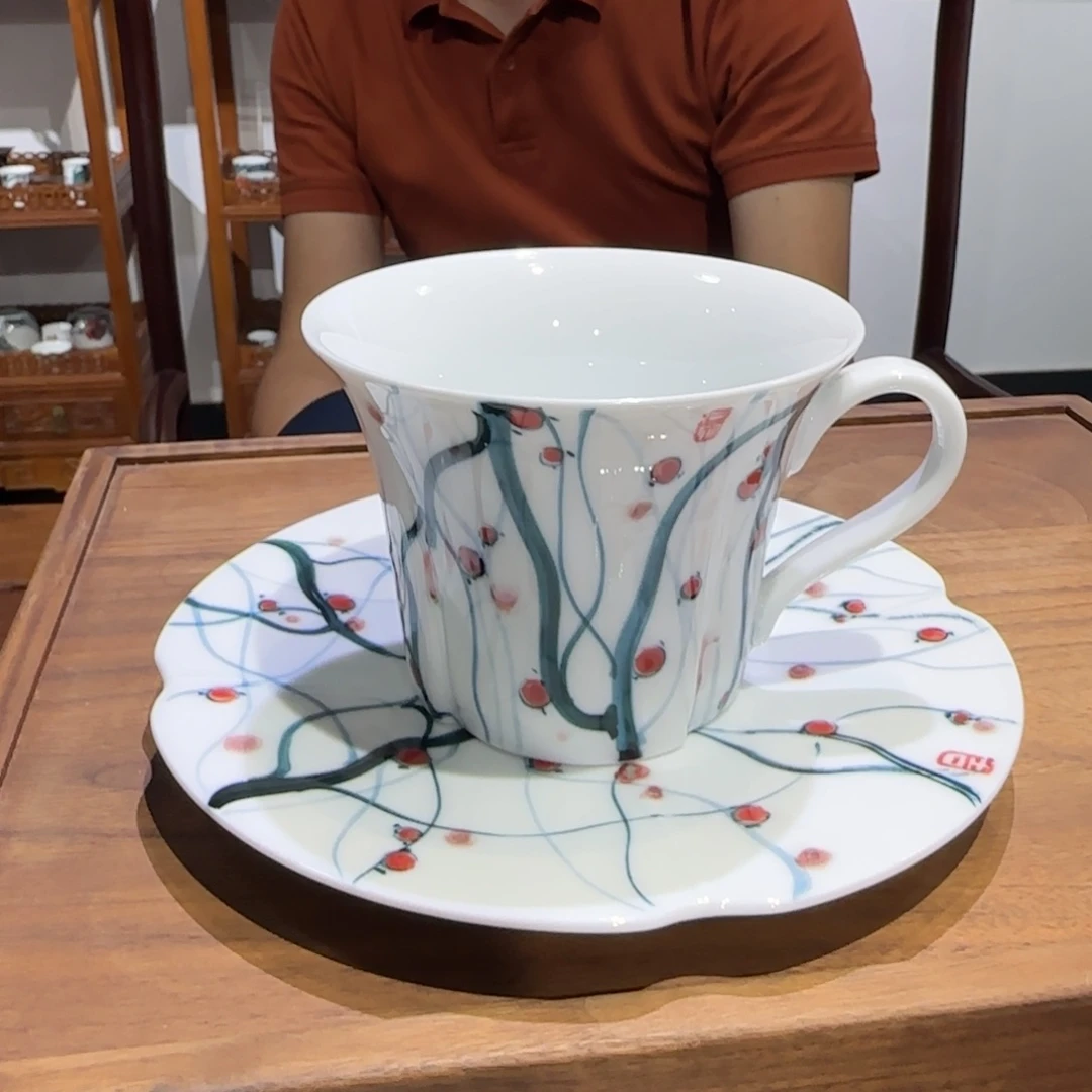 瓷片陶瓷作品 陶瓷手绘