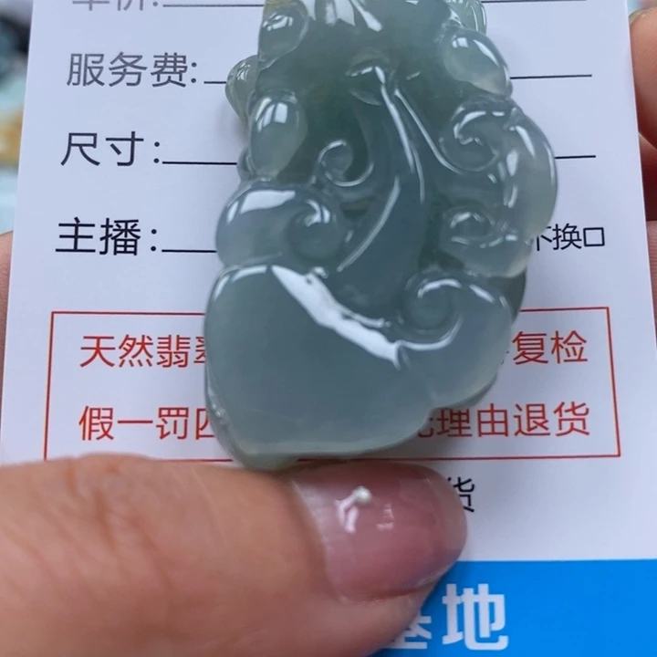 可***’翡翠未镶嵌颈饰貔貅