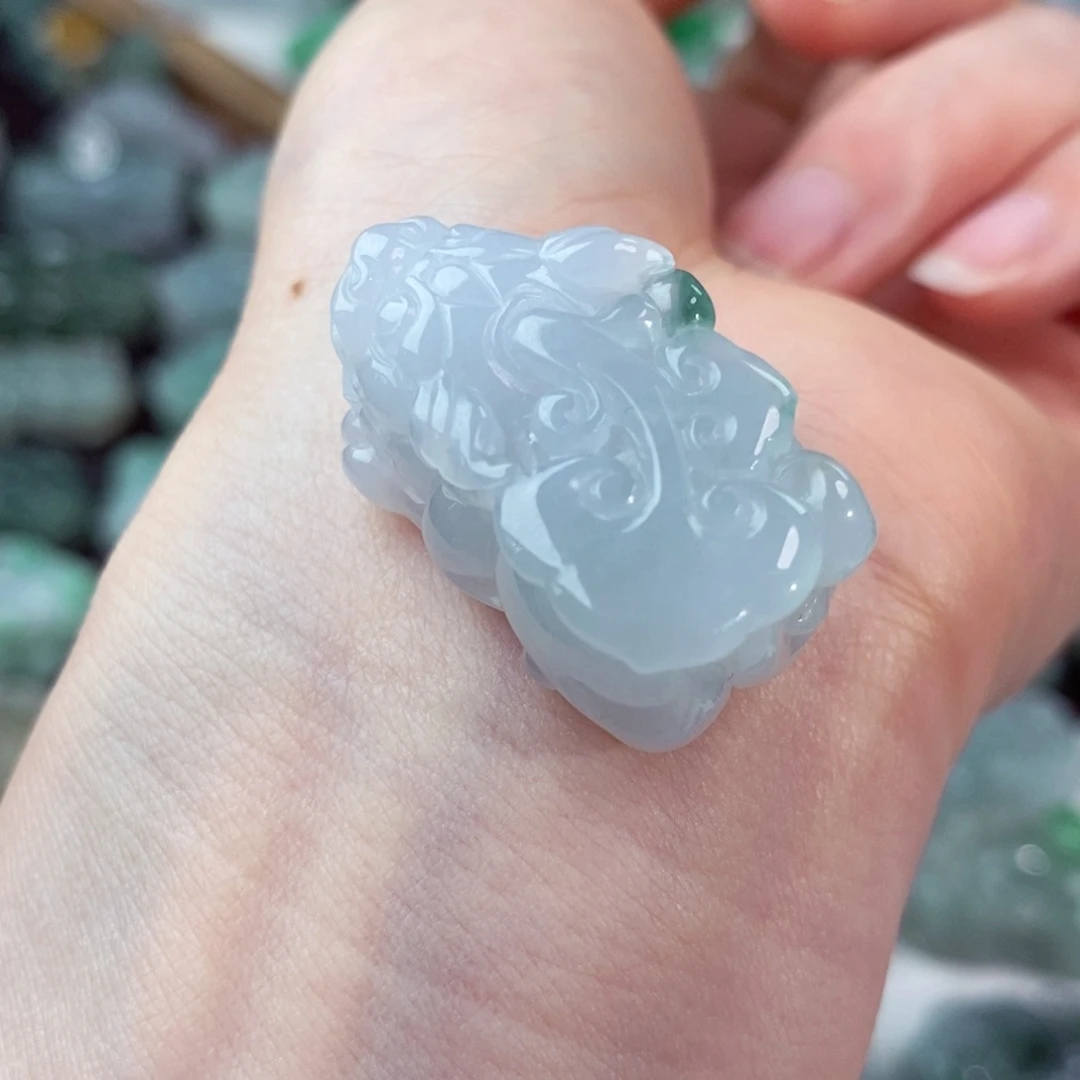 翡翠未镶嵌颈饰天然