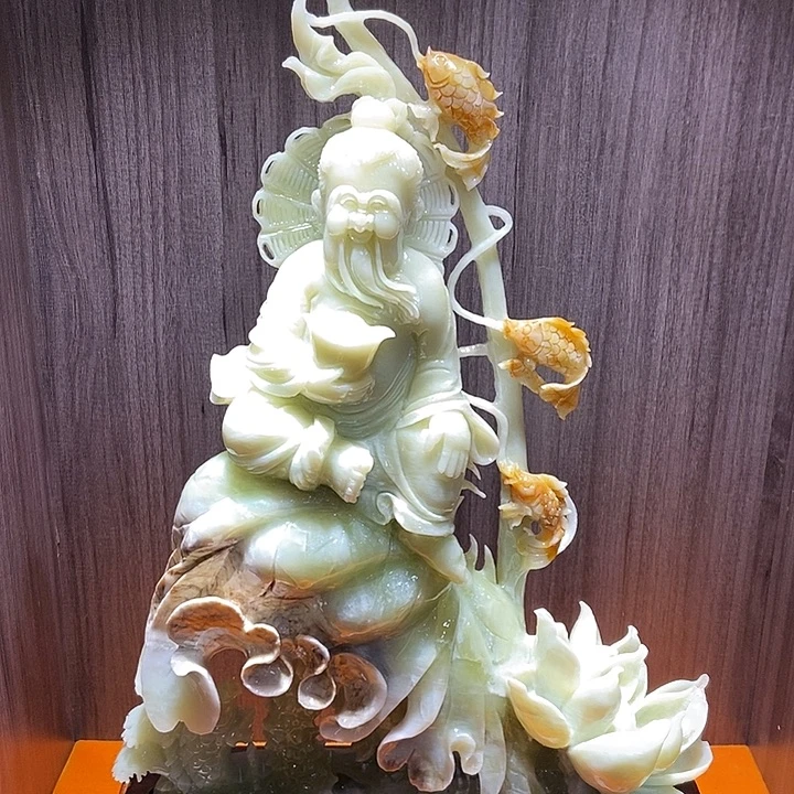 蛇纹石玉（覆膜）合金珠宝奇石