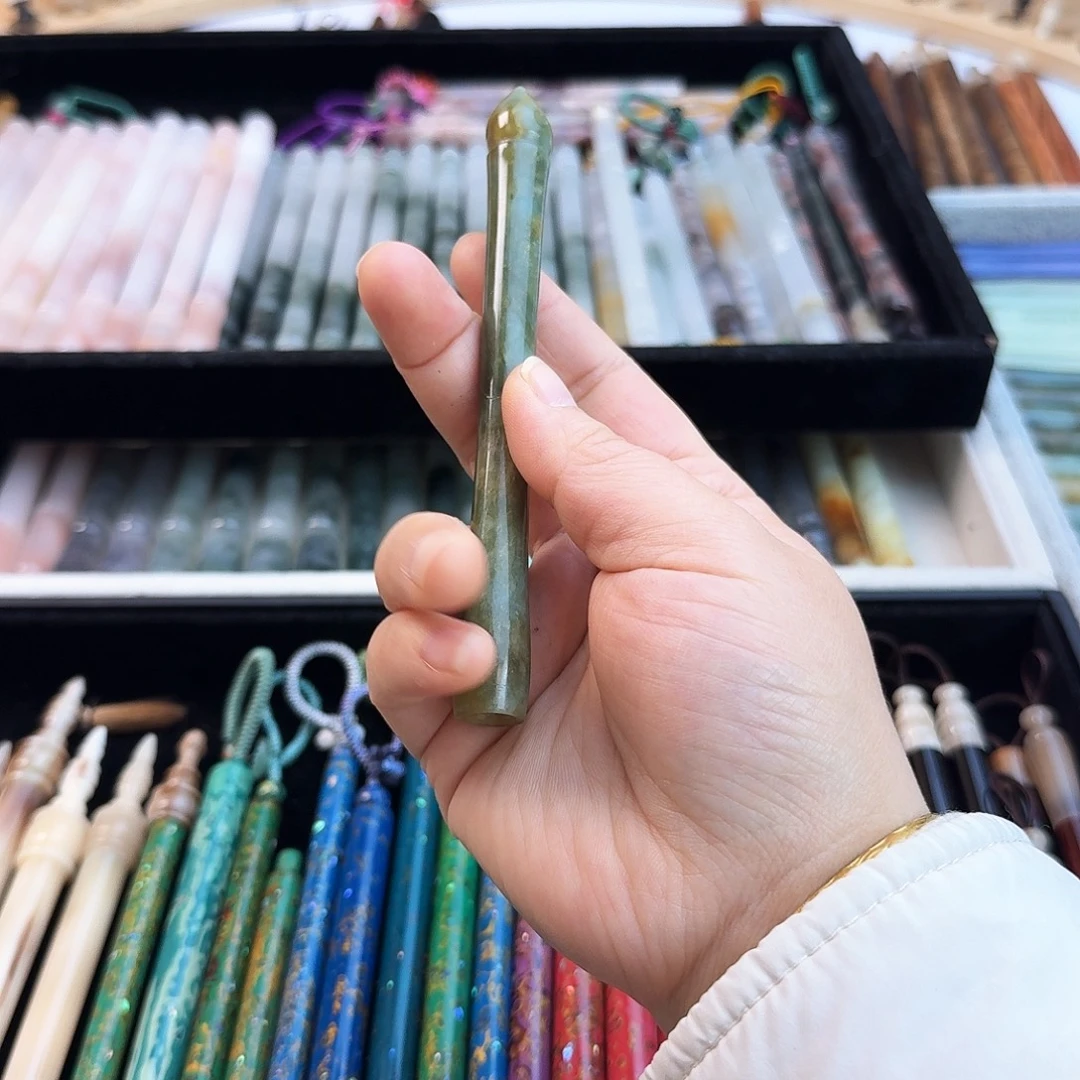 花玉➕纯毛笔头一只