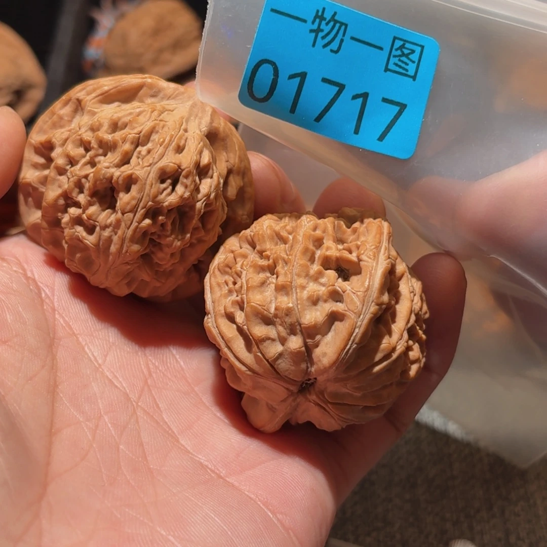 把件文玩核桃望月