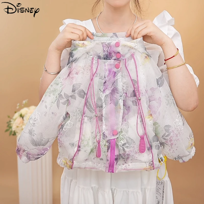 Disney/迪士尼女童夏季防晒衣2025新款洋气休闲时尚外套儿童薄款