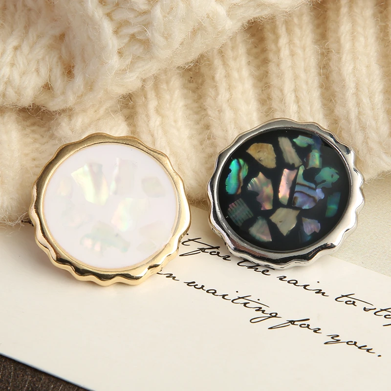 大衣西装女扣装饰纽扣衣服风衣扣子高档开衫金属扣毛衣外套钮扣