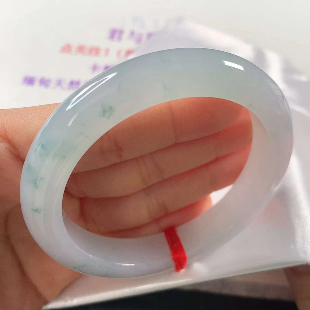 翡翠手镯未镶嵌 正圈①②③