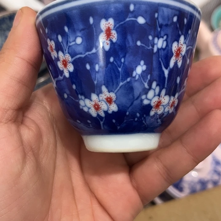 陶摆件景德镇陶瓷主人杯23444