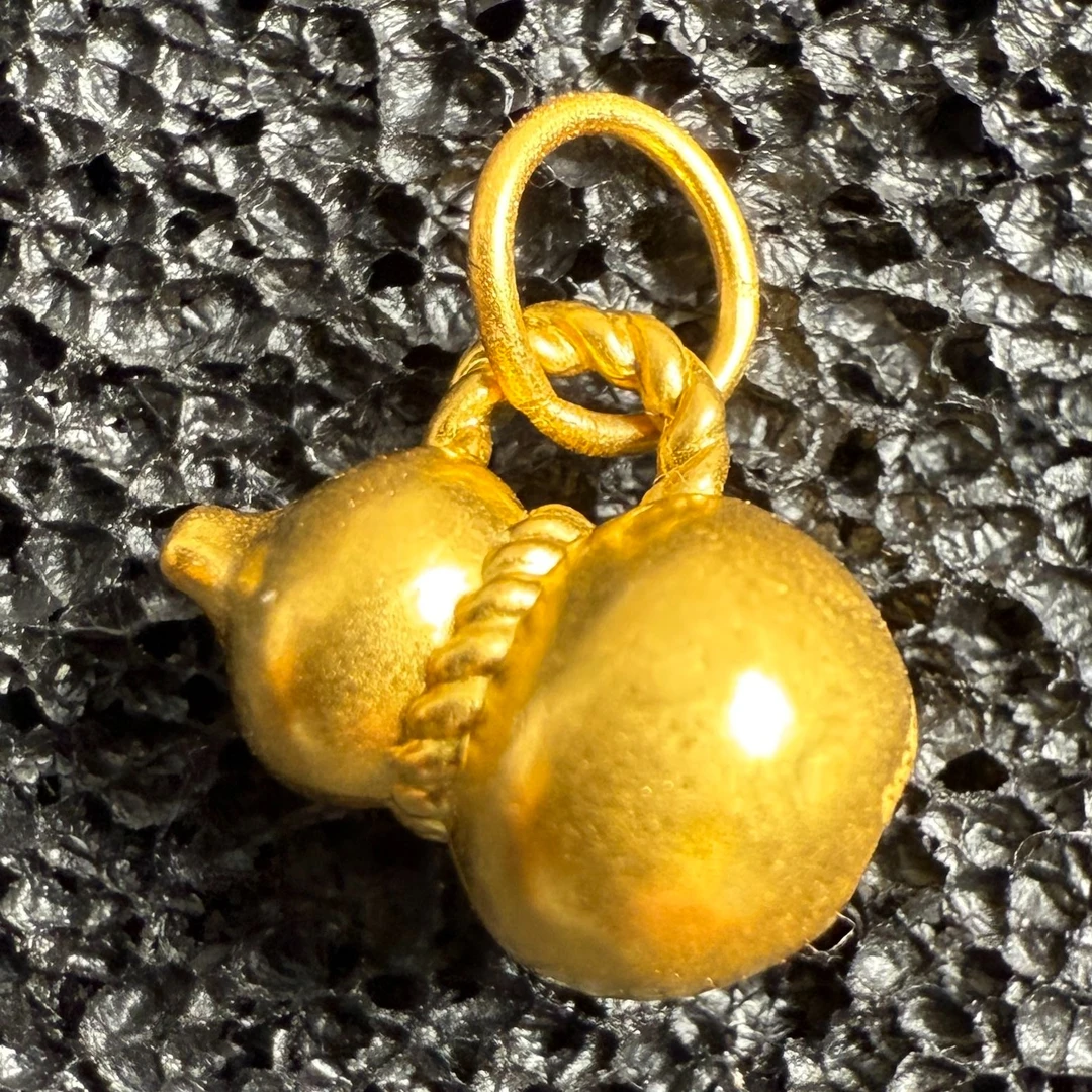 足金999【0.2】小葫芦（不 包 邮）黄金小配件