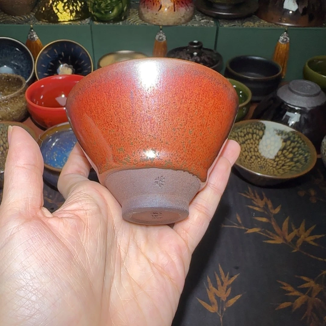 茶盏微瑕建盏，介意勿拍
