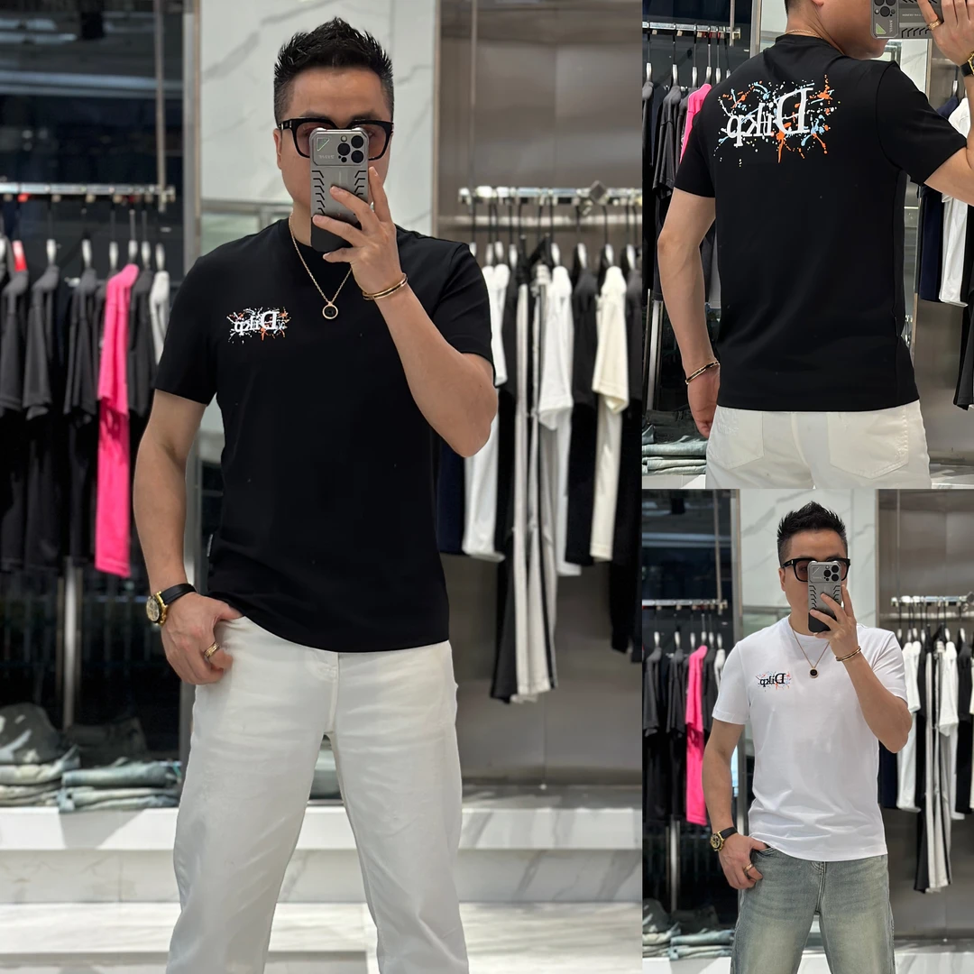 【发现者IV】2025欧货新款男士高品质时尚圆领短袖百搭个性T恤25081