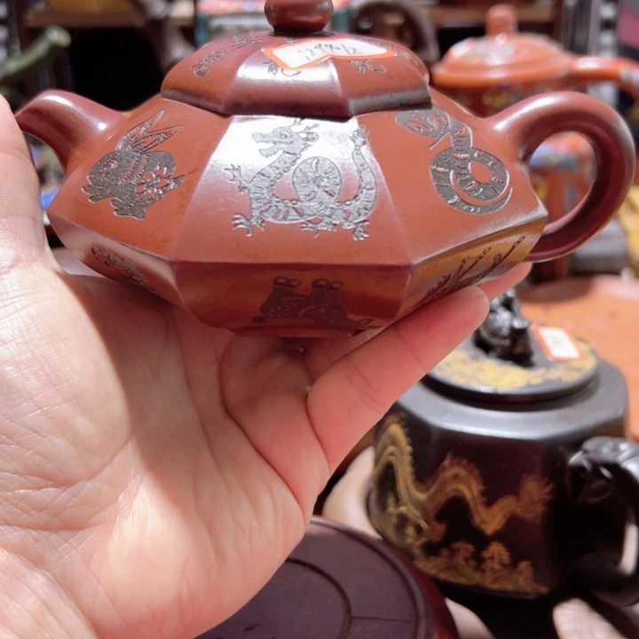 紫砂茶壶紫砂壶收藏起来了！