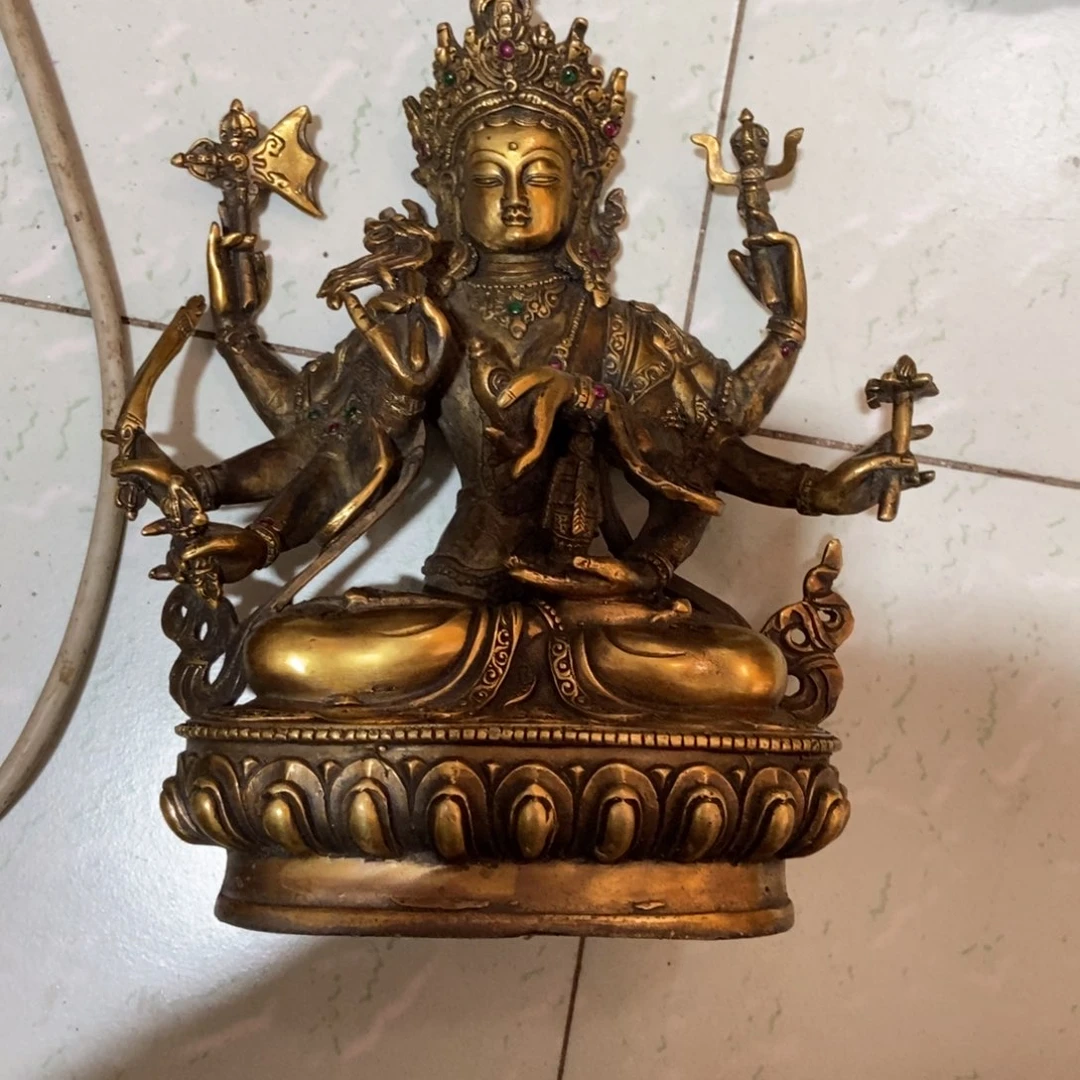 涛***旧铜器工艺品摆件香炉摆件