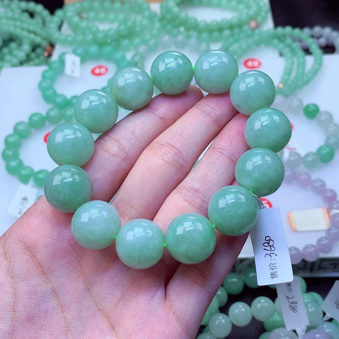 翡翠未镶嵌毛衣链