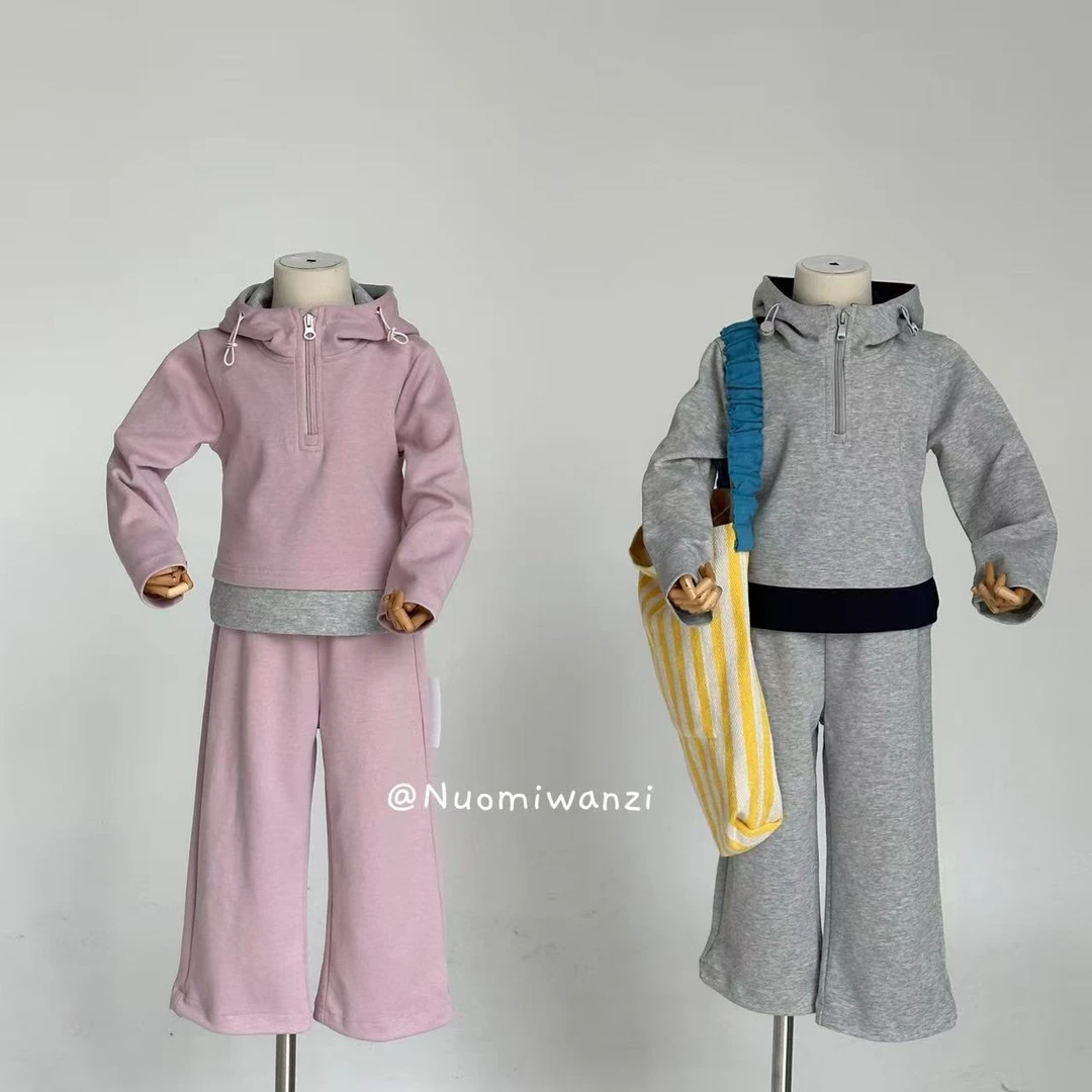 【现货】【悠然假日】儿童百搭lulu风休闲套装（秋款）WZJ-25625