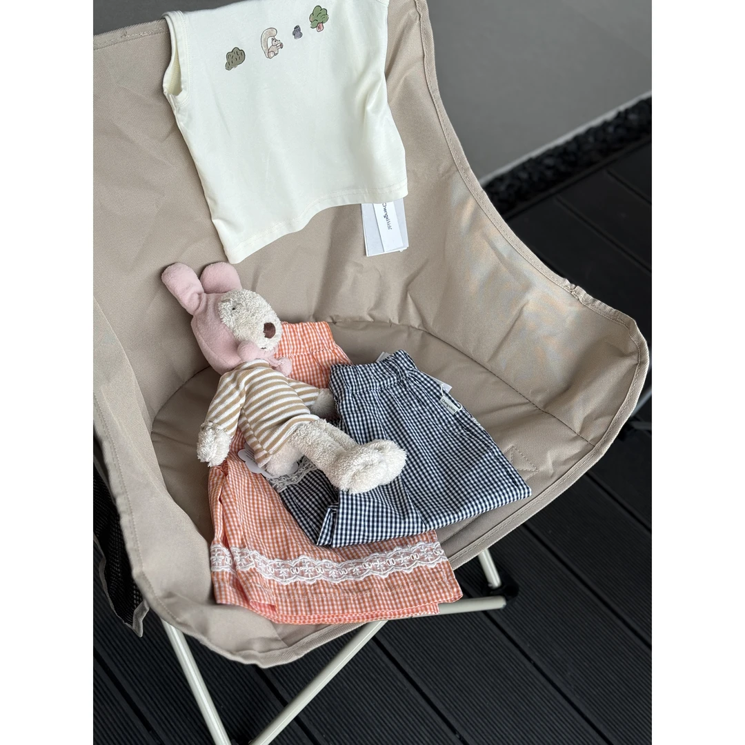 CK740850儿童小格子阔腿裤