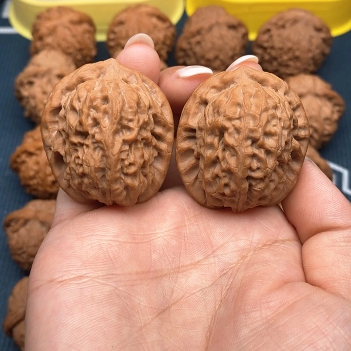 文玩核桃吊坠双龙里脊37