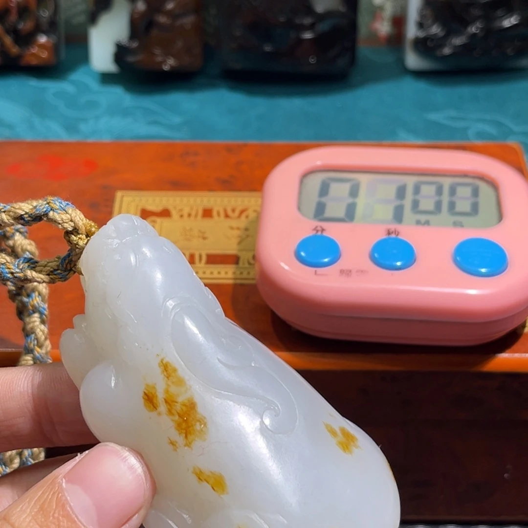 暑**生立体貔貅手把件