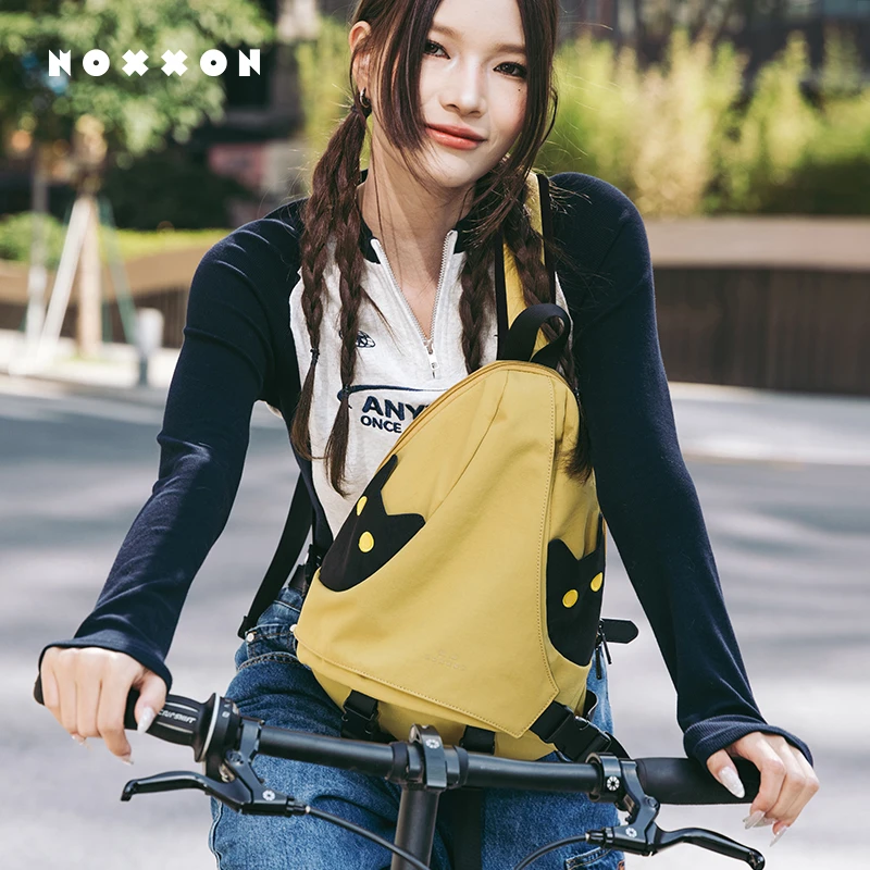 NOXXON斜挎包女上班通勤百搭休闲轻便款骑行胸包大容量包包NX0006