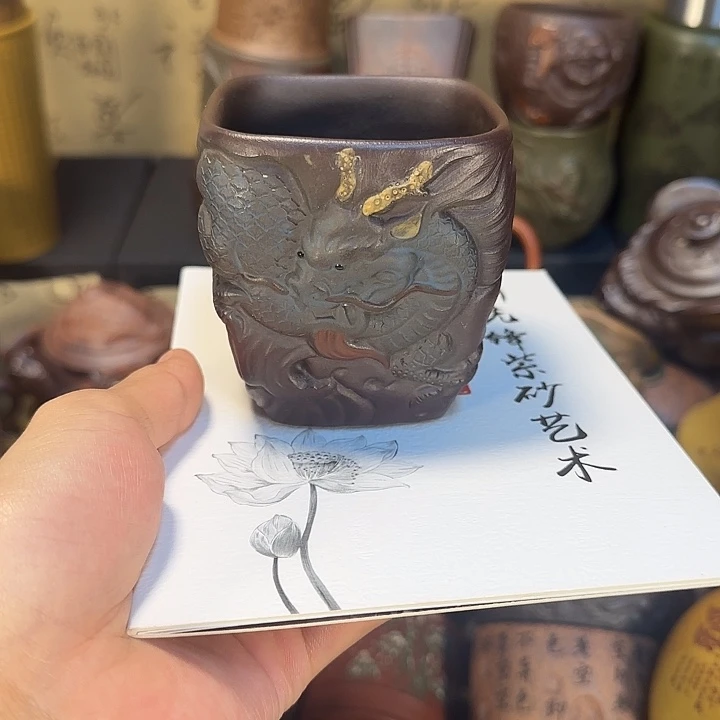茶杯紫砂宜兴紫砂茶杯