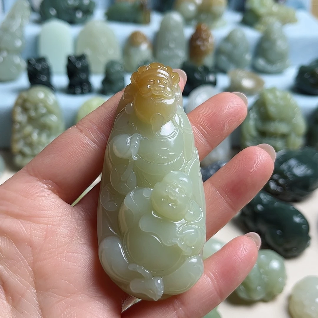 长***源和田玉未镶嵌把件