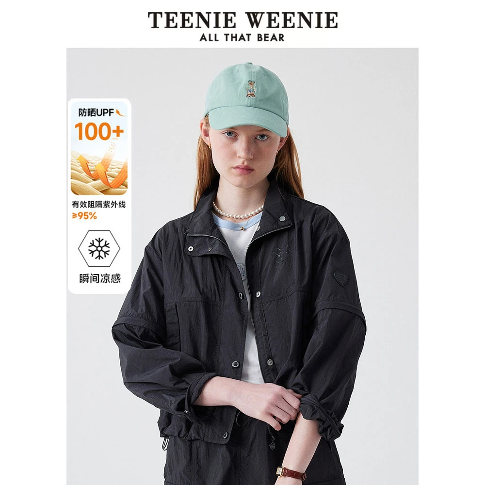 TeenieWeenie小熊25夏季休闲时尚新款双栖彩壳外套女TTJJ252403T