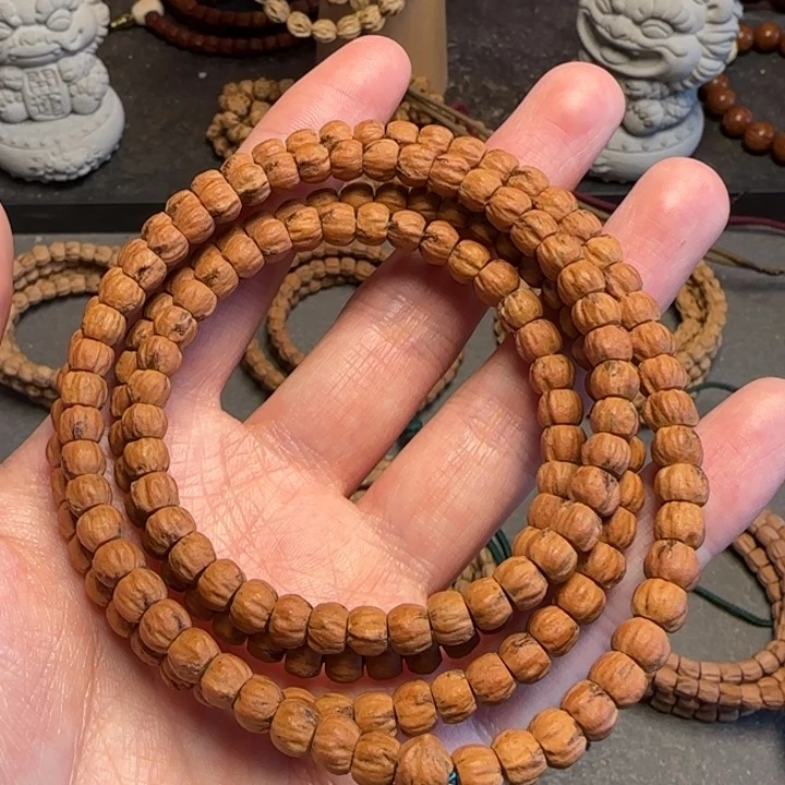 柏香籽/百香籽手串红芽红皮油皮