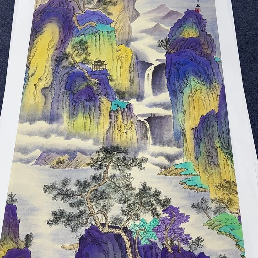 国画事事顺心如意万事如意
