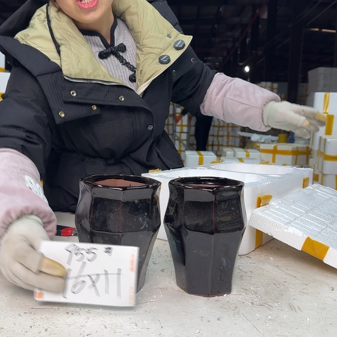 紫砂花盆云上花盆直播0101-955