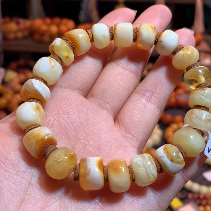 蜜蜡未镶嵌手串蜜蜡手串