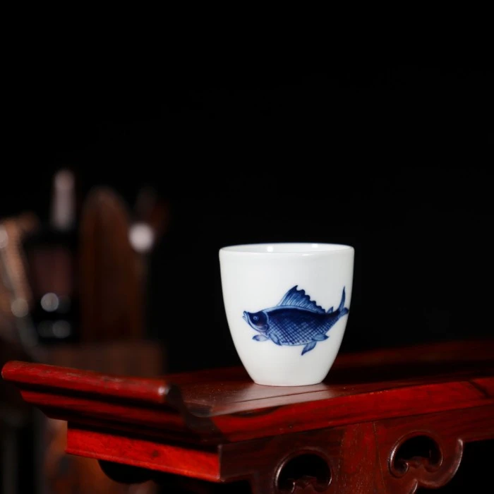 【央广甄瓷】钟家窑 易修鳜鱼手握杯