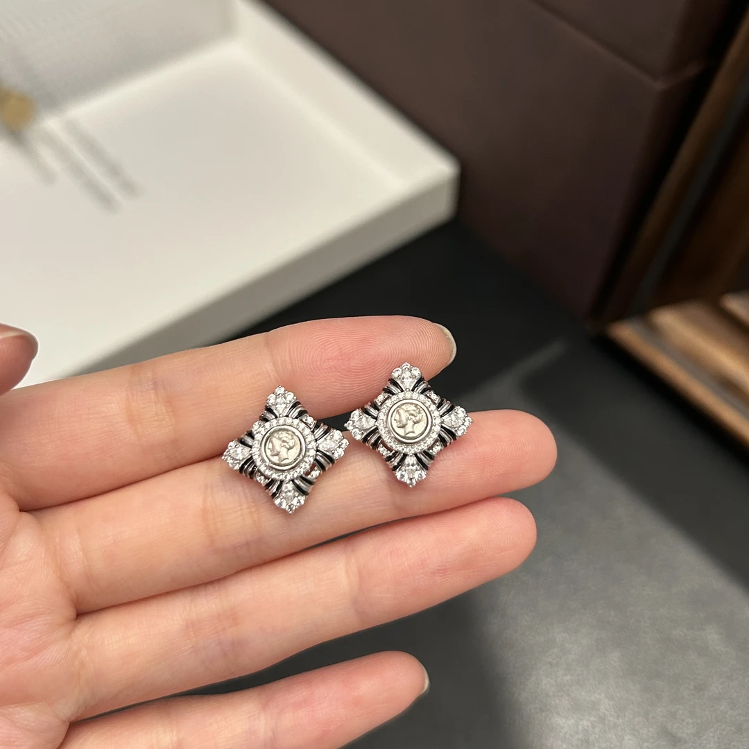 925银银制品 【财富女神古币】 耳饰 245189