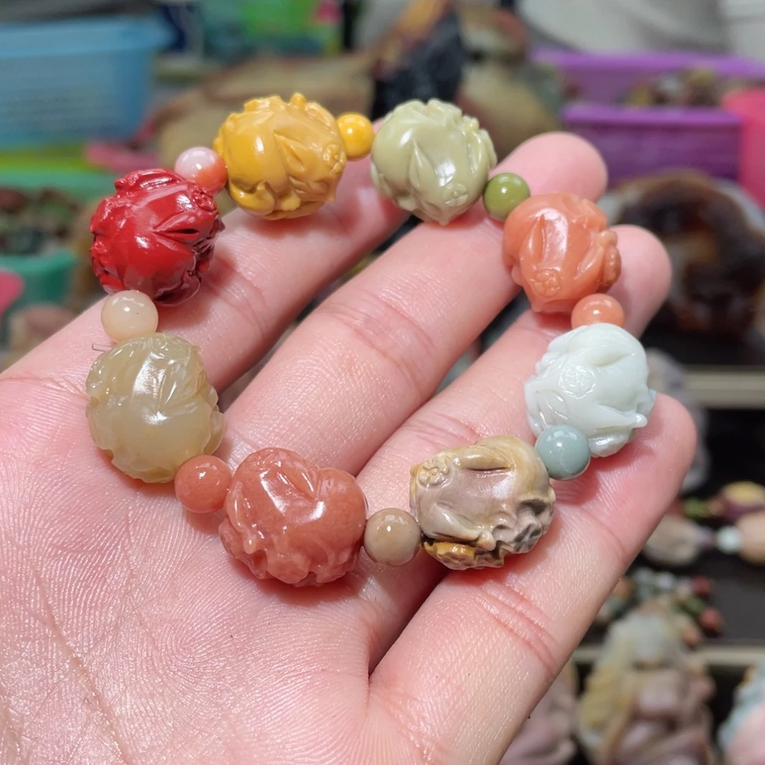 石英质玉未镶嵌手链