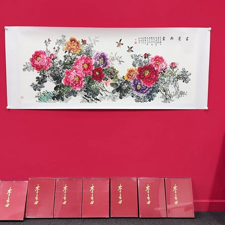 国画精品纯手绘12平尺