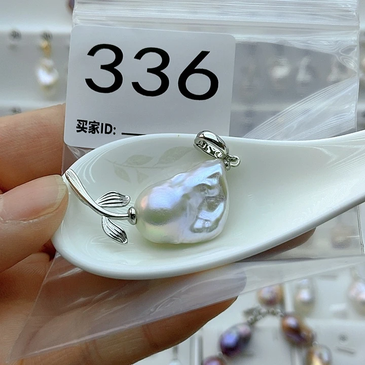 淡水珍珠颈饰银S925镶嵌