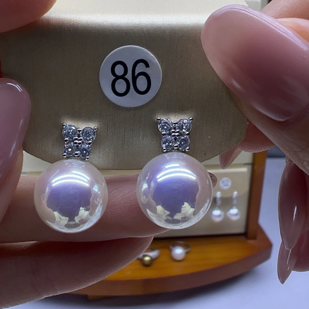 未镶嵌耳饰淡水珍珠