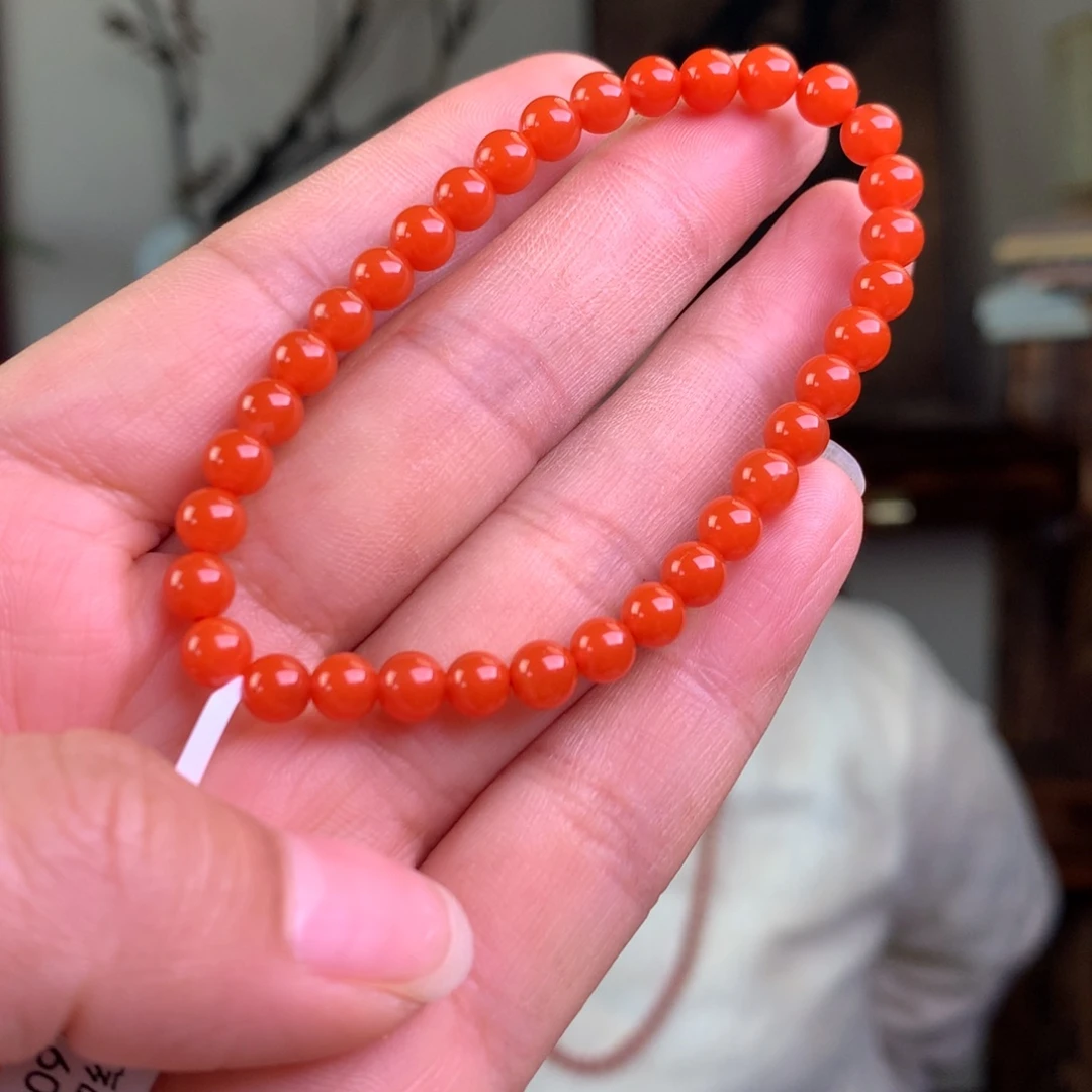 南红玛瑙未镶嵌南红玛瑙辣椒红卡5